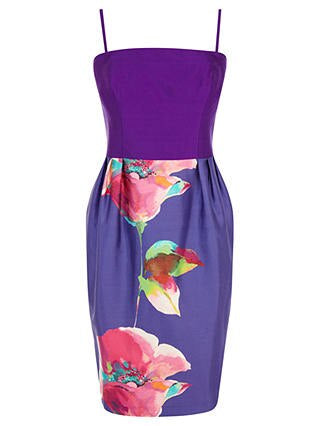 BRAND NEW COAST MULTI COLOURED STRAPLESS SPECIAL OCCASION BEE DRESS SIZE 8