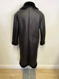 BRAND NEW WHISTLES ULTIMATE BLACK LONGLINE BIKER JACKET/ COAT SIZE S