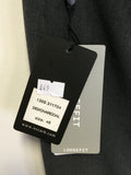 BRAND NEW OSCAR B CHARCOAL GREY MISS LAURA LOOSE FIT TROUSERS SIZE 20