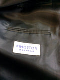 KINGSTON MENSWEAR BLACK TUXEDO SUIT SIZE 46R / 40W