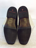 PIERRE CARDIN BLACK LEATHER SLIP ON SHOES SIZE 9/43