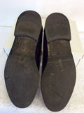 DIEGO BELLINI ITALIAN BLACK LEATHER SLIP ON SHOES SIZE 10/44