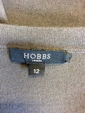 HOBBS DARK GREY BOLERO CARDIGAN SIZE 12