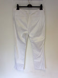 BRAND NEW RALPH LAUREN WHITE COTTON TROUSERS SIZE 16