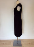 MARKS & SPENCER BLACK PENCIL DRESS SIZE 12