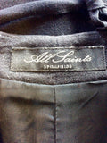 ALL SAINTS BLACK WOOL FERMOR WAISTCOAT SIZE 8