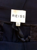 BRAND NEW REISS LEE BLACK TAILORED CROP TROUSERS SIZE 10