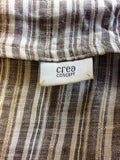 CREA CONCEPT STRIPED LINEN SKIRT SIZE 42 UK 14