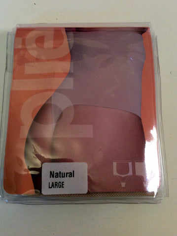 BRAND NEW PLIÉ NATURAL HIGH WAIST CONTROL THONG SIZE L