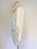 JACQUES VERT IVORY BOLERO JACKET SIZE 14