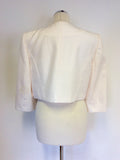 JACQUES VERT IVORY BOLERO JACKET SIZE 14