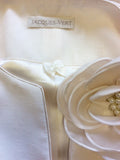 JACQUES VERT IVORY BOLERO JACKET SIZE 14