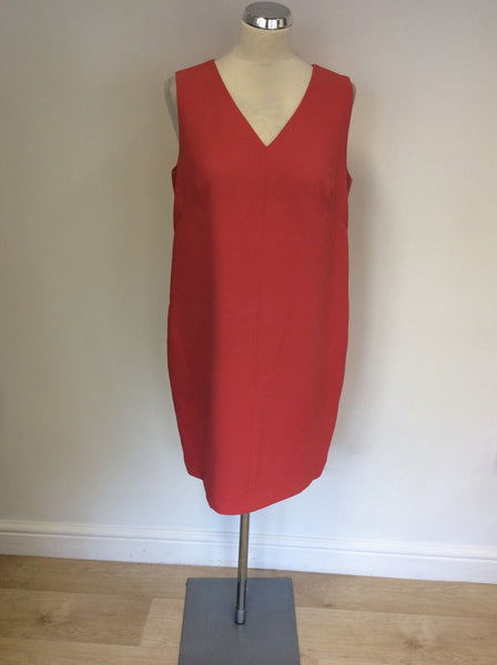 Hobbs Hibiscus Pink Oxbridge Dress Size 12