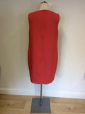 Hobbs Hibiscus Pink Oxbridge Dress Size 12