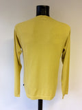 PAUL SMITH YELLOW STRIPED COTTON JUMPER SIZE XL