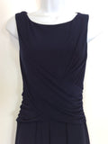 PHASE EIGHT DARK BLUE SLEEVELESS JUMPSUIT SIZE 8