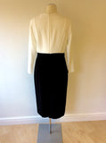 MANGO BLACK & WHITE PENCIL DRESS SIZE M - Whispers Dress Agency - Womens Dresses - 3