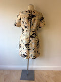 WHISTLES PASTEL PRINT WOOL & SILK OCCASION DRESS SIZE 12 - Whispers Dress Agency - Sold - 4