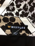 BRAND NEW WHISTLES ANIMAL PRINT COTTON & SILK SKIRT SIZE 10 - Whispers Dress Agency - Womens Skirts - 3