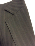 KAREN MILLEN BLACK PINSTRIPE TROUSER SUIT SIZE 14 - Whispers Dress Agency - Sold - 3