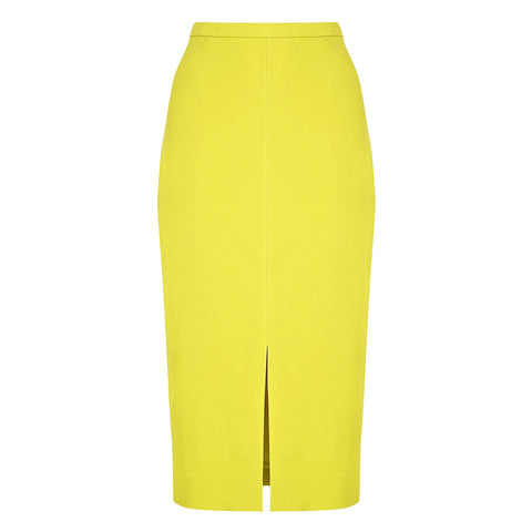 LK BENNETT LIME LÄNDER PENCIL SKIRT SIZE 14 - Whispers Dress Agency - Sold - 2