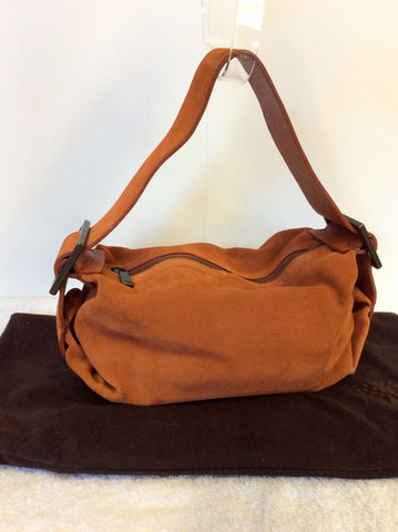 MULBERRY BURNT ORANGE SUEDE SHOULDER BAG - Whispers Dress Agency - Sold - 3