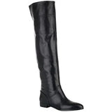 LK BENNETT FLORENA BLACK LEATHER OVER KNEE BOOTS SIZE 6/39 - Whispers Dress Agency - Sold - 3