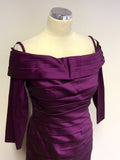 IRRESISTIBLE BY MOLLY BROWN PURPLE SPECIAL OCCASION DRESS SIZE 14