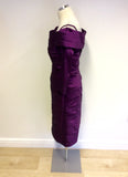 IRRESISTIBLE BY MOLLY BROWN PURPLE SPECIAL OCCASION DRESS SIZE 14