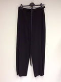 MAX MARA BLACK JACKET,WAISTCOAT TOP & TROUSERS SIZE 8