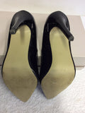 DUNE BLACK PATENT HEELS SIZE 5/38