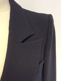 ARMANI COLLEZIONI DARK GREEN WOOL SKIRT SUIT SIZE 46 UK 16