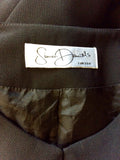 SIMON DANIELS BLACK LIGHTWEIGHT JACKET SIZE 16