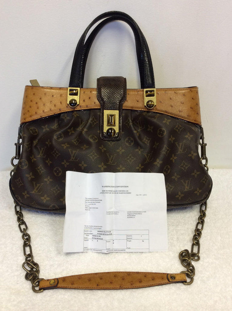 2005 Louis Vuitton Tiger Eye Exotic Skin Marc Jacobs Edition For