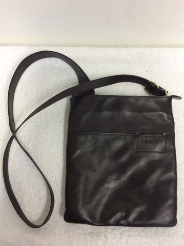 RADLEY DARK BROWN LEATHER CROSS BODY MESSANGER BAG