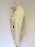 JOULES NATURAL(IVORY) LIGHTLY PADED RACEY JACKET SIZE 10