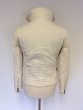 JOULES NATURAL(IVORY) LIGHTLY PADED RACEY JACKET SIZE 10