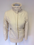 JOULES NATURAL(IVORY) LIGHTLY PADED RACEY JACKET SIZE 10