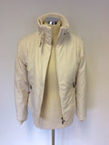 JOULES NATURAL(IVORY) LIGHTLY PADED RACEY JACKET SIZE 10