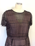 BRAND NEW LK BENNETT BLACK LACE DRESS SIZE 14