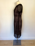 BRAND NEW LK BENNETT BLACK LACE DRESS SIZE 14