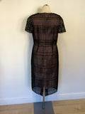 BRAND NEW LK BENNETT BLACK LACE DRESS SIZE 14