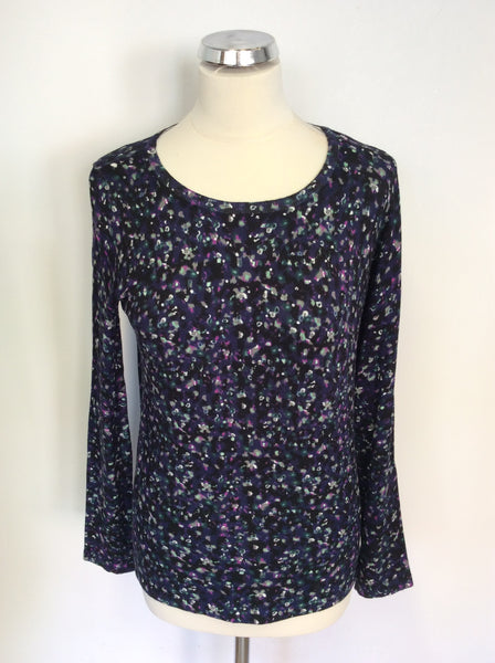 OUI MOMENTS MULTI COLOURED DIAMANTÉ TRIM JUMPER SIZE 12