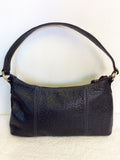 TULA DARK BLUE LEATHER SHOULDER BAG