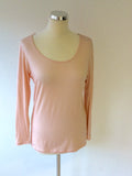 UNIQLO PALE PINK WOOL SCOOP NECK JUMPER & LONG SLEEVE TOP SIZE XL - Whispers Dress Agency - Womens Knitwear - 2