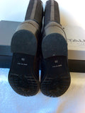 Russell & Bromley Aquatalia Black Leather Quilted Heel Riding Boots Size 6/39 - Whispers Dress Agency - Sold - 5