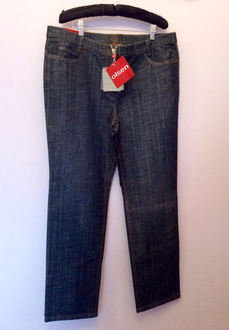 Brand New Olsen Lisa Blue Straight Leg Jeans Size 20 - Whispers Dress Agency - Sold - 1