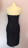 United Colours Of Benetton Blue Denim Strapless Dress Size M - Whispers Dress Agency - Womens Dresses - 3