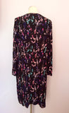 Marks & Spencer Black & Multi Print Wrap Dress Size 18 Petite - Whispers Dress Agency - Sold - 3