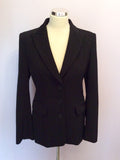 Phillipe Adec Black Jacket & Trouser Suit Size 10/12 - Whispers Dress Agency - Sold - 2